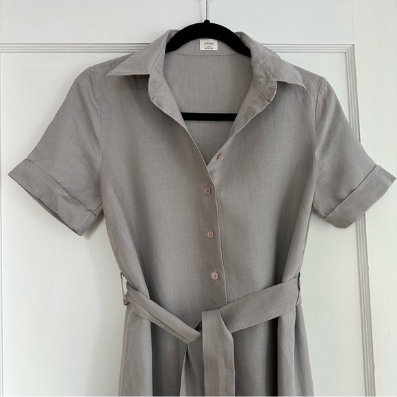 Aritzia - Wilfred - Etna Linen Dress - Picture 6 of 9